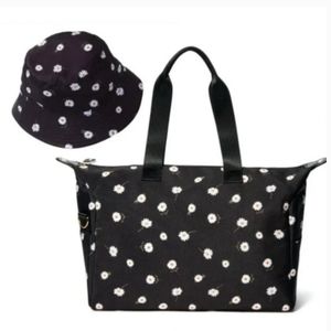 Alice + Olivia Daisy Print Duffle Bag and Hat